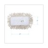 Boardwalk Cut-End Dust Mop, White, Cotton, BWK1312 BWK1312